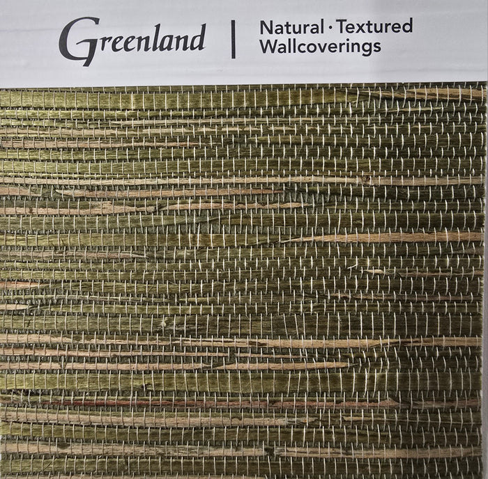 Hemp Revolution - 100% Hemp Wallpaper - Grass Green