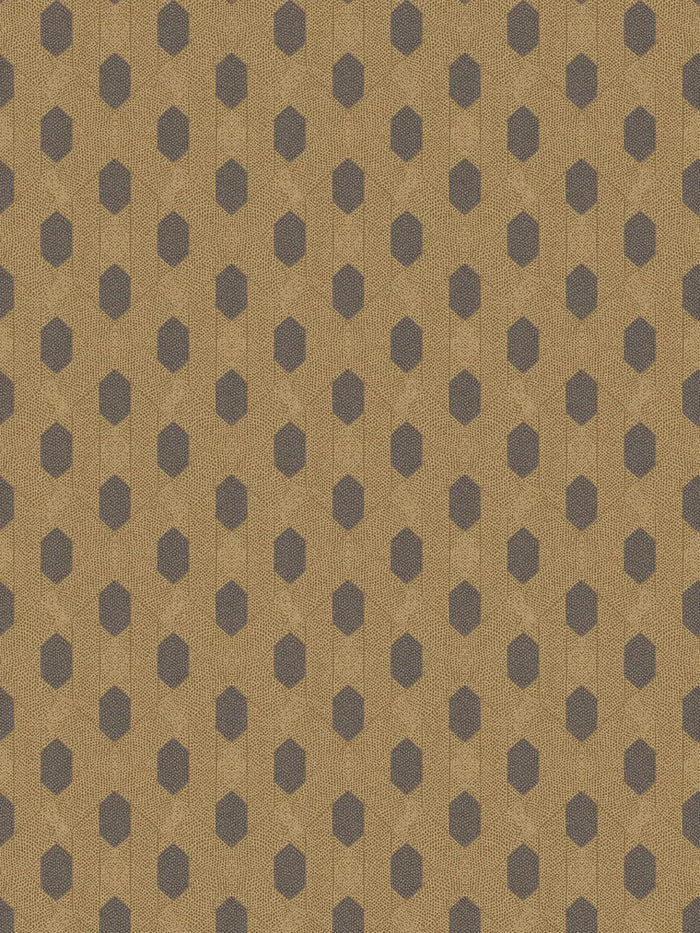 Hex Glamour Heavy Weight Wallpaper - Biscuit