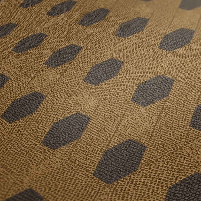 Hex Glamour Heavy Weight Wallpaper - Biscuit