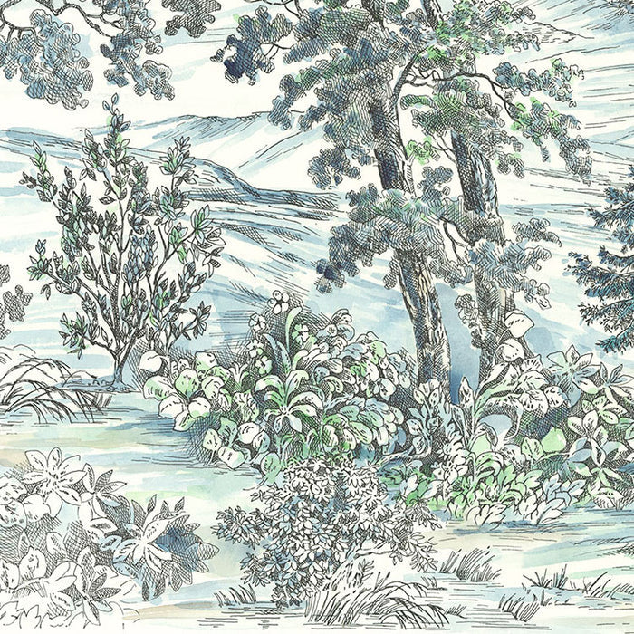 Highland Trees - Custom Sized Mural Wallpaper (per m2)