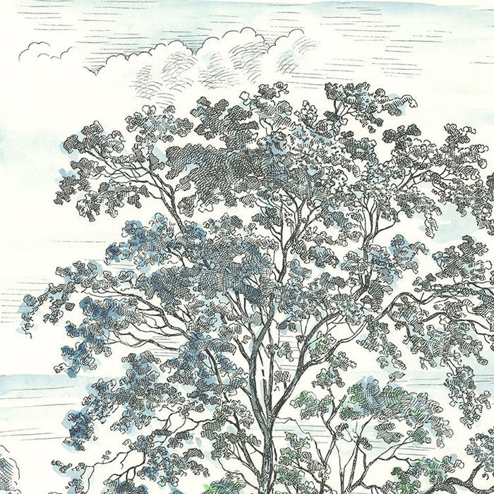 Highland Trees - Custom Sized Mural Wallpaper (per m2)