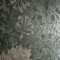 Honeysuckle and Tulip Wallpaper - Peacock