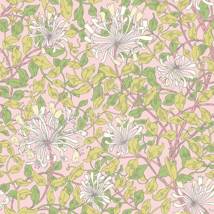 Honeysuckle Leaf Trail - Ohpopsi - Soft Pink