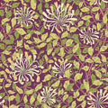 Honeysuckle Leaf Trail Wallpaper - Ohpopsi - Aubergine