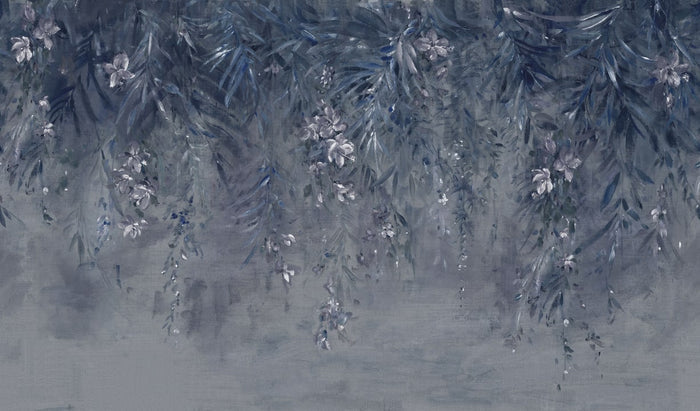 Honolulu - Cloud Blue - Custom Sized Wallpaper Mural (per m2)