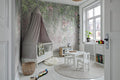 Honolulu - Green - Custom Sized Wallpaper Mural (per m2)