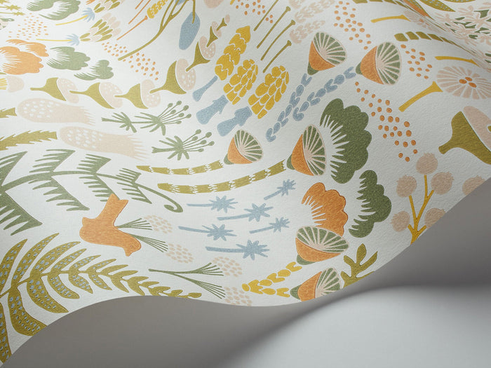 Hoppmosse Wallpaper - White