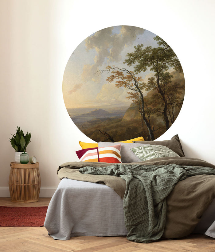Horizon - Circular Mural - Self Adhesive