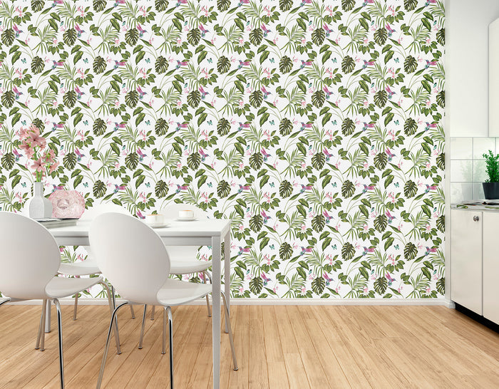 Hummingbird Wallpaper - Ohpopsi - Wilderness White