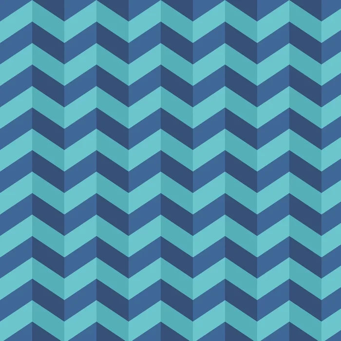 Illusion Chevron - Ohpopsi - Cerulean Mix