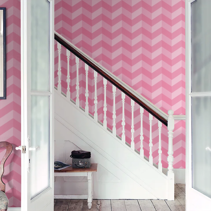 Illusion Chevron - Ohpopsi - Hot Fushcia