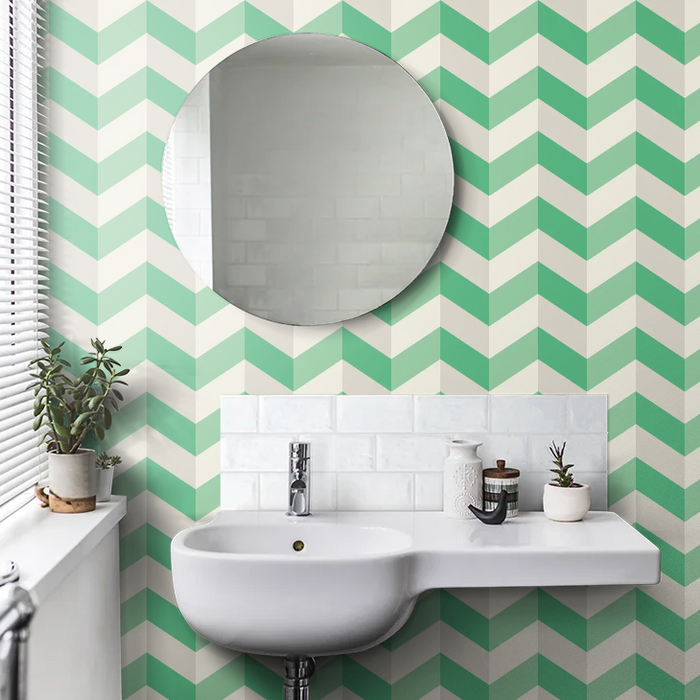 Illusion Chevron - Ohpopsi - Jade Twist