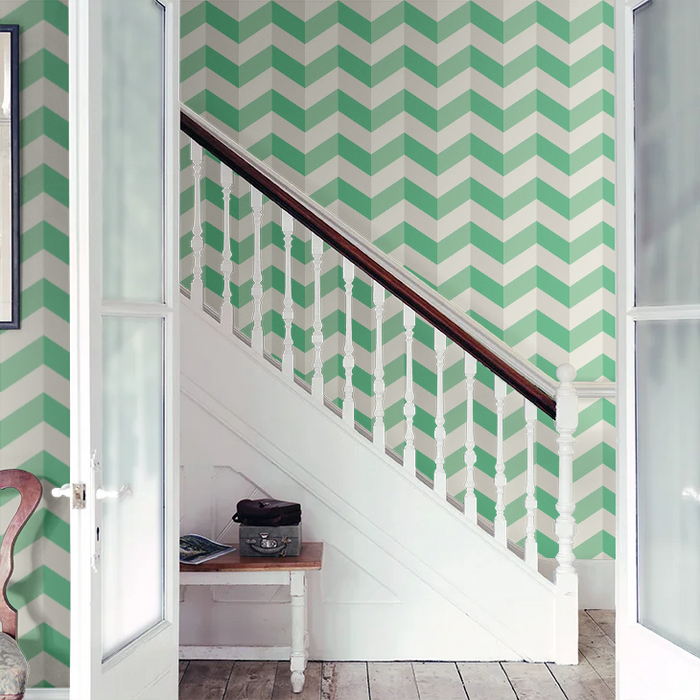 Illusion Chevron - Ohpopsi - Jade Twist