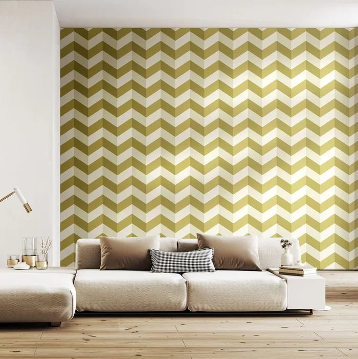 Illusion Chevron - Ohpopsi - Olive Twist