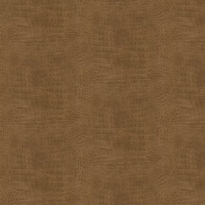 Imitation Crocodile Leather Wallpapers - Warm Brown