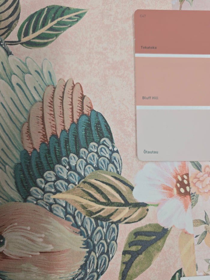 Imperial Gardens – Peonies Hybrid Mural – Pink