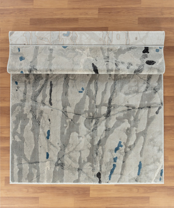Impression 5x8 Grey Area Rug - Adams Furniture