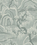 Indigo Garden Wallpaper - Turquoise