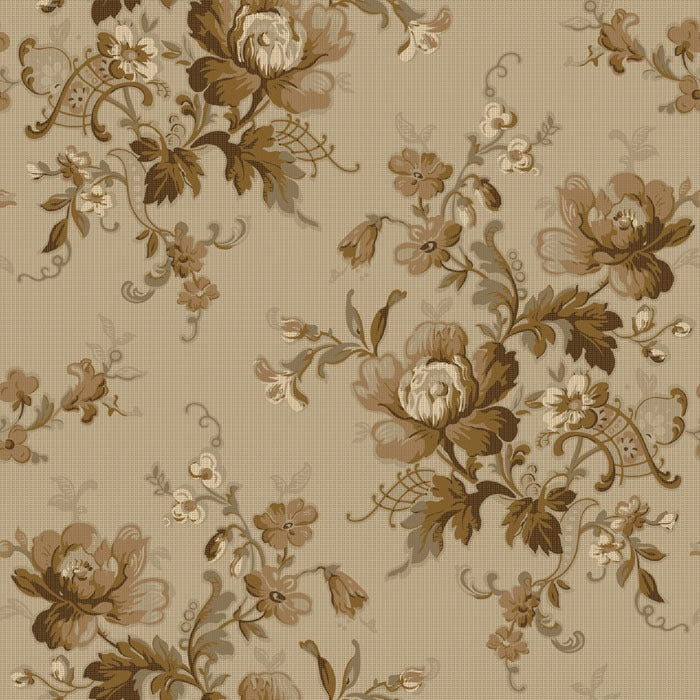 Ingeborg Wallpaper - Brown/Gold