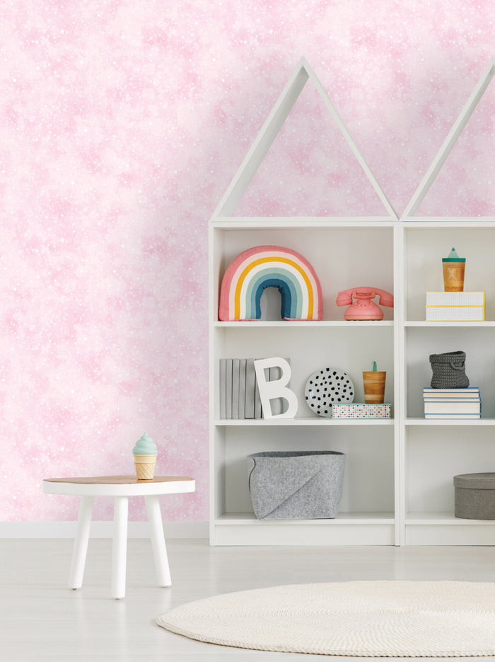 Iridescent Texture Wallpaper - Pink