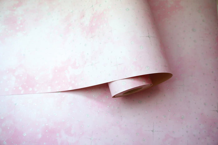 Iridescent Texture Wallpaper - Pink