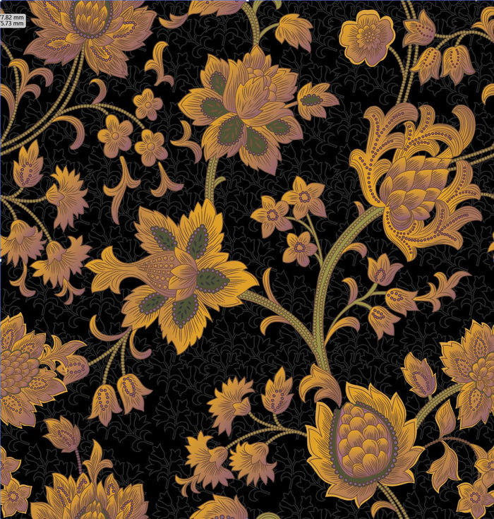 Jakob Jacobean - Customisable Wallpaper - Black and Orange
