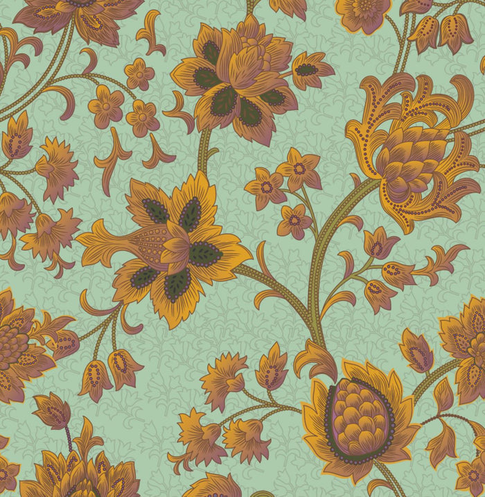 Jakob Jacobean - Customisable Wallpaper - Green and Orange