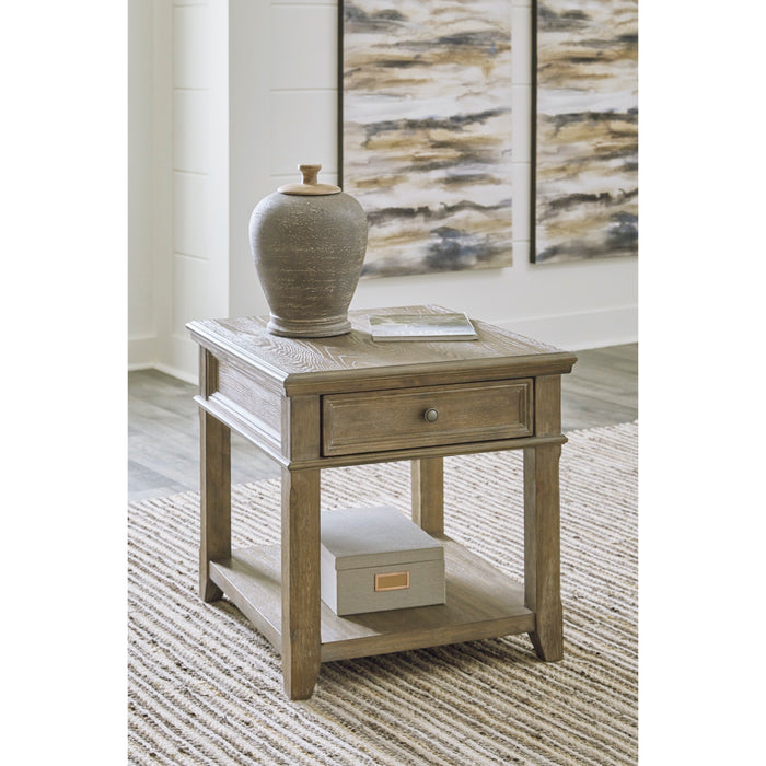 Janismore End Table - Adams Furniture