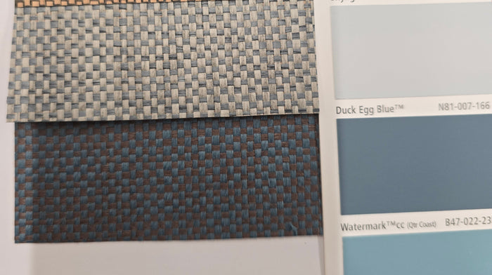 Japanese Paperweave Wallpaper - Heavy Navy
