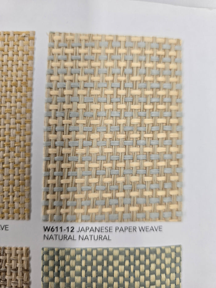 Japanese Paperweave Wallpaper - Natural Natural