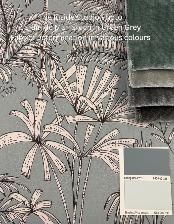 Jardin De Marrakech Vinyl Wallpaper - Green - Last 29 Rolls