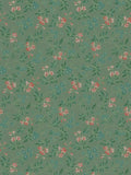 Jasmin - Floral Wallpaper - Green