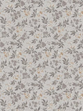 Jasmin - Floral Wallpaper - Grey
