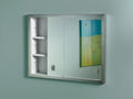 Jensen B703850 Contempora 2-Door Medicine Cabinet, 24-Inch by 19-Inch, Stainless Steel