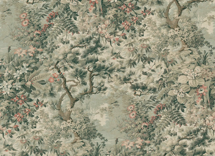 Johannas Damm Mural Wallpaper - Green
