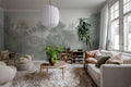 Jungle Land - Verdant - Custom Sized Wallpaper Mural (per m2)