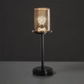 Justice Design Group Lighting FSN-8799-10-MROR-MBLK Dakota One Light Table Lamp Tall