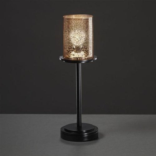 Justice Design Group Lighting FSN-8799-10-MROR-MBLK Dakota One Light Table Lamp Tall