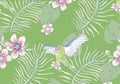Green Parrot Wallpaper