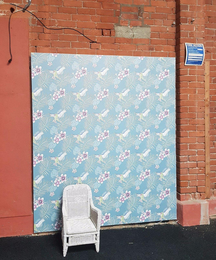 Kakariki Parrots - Mural - 3 Colours NZ-Mural