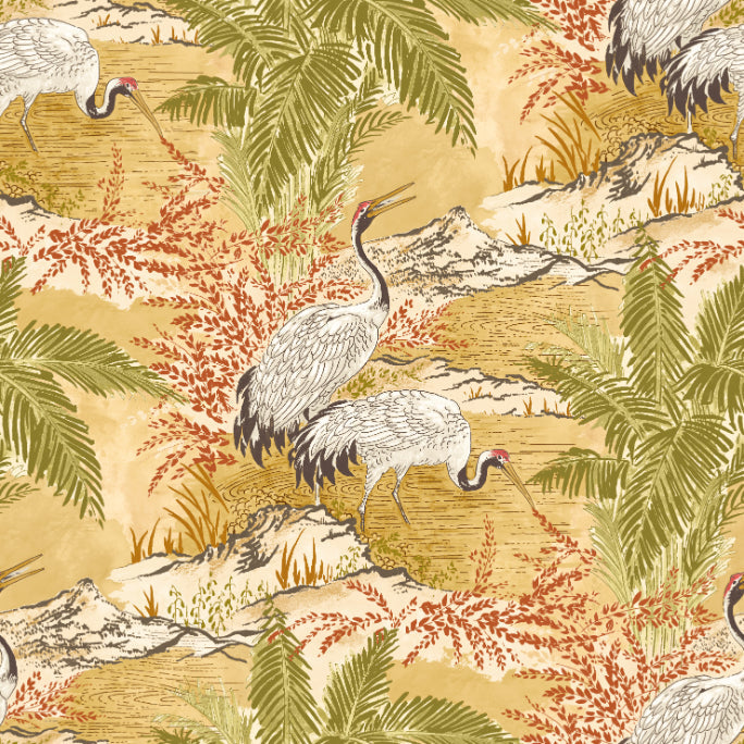 Kansho Wallpaper - Ohpopsi - Mimosa Gold