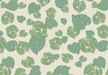 Kawakawa - NZ Wallpaper Series - Cream Green