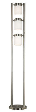 Kenroy Home 21001BS Matinee Floor Lamp, Brushed Steel