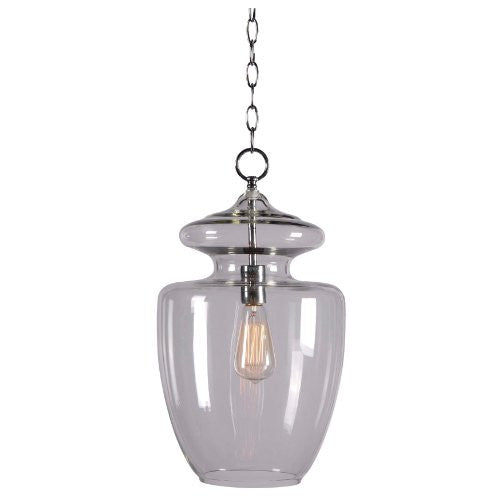 Kenroy Home Kenroy Home 93037CLR Apothecary 1 -Light Pendant