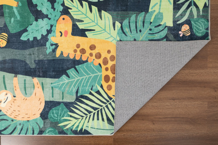 Kids Safari 5x7 Area Rug - Adams Furniture