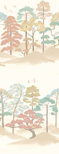 Kigi Wallpaper - Ohpopsi - Blush & Seafoam