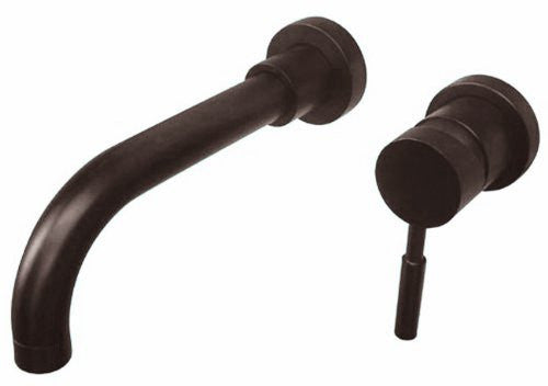 Kingston Brass KS8115DL+ Concord Wall Mount Single Lever Handle Lead Free Sink Faucet, Oil Rubbed Bronze