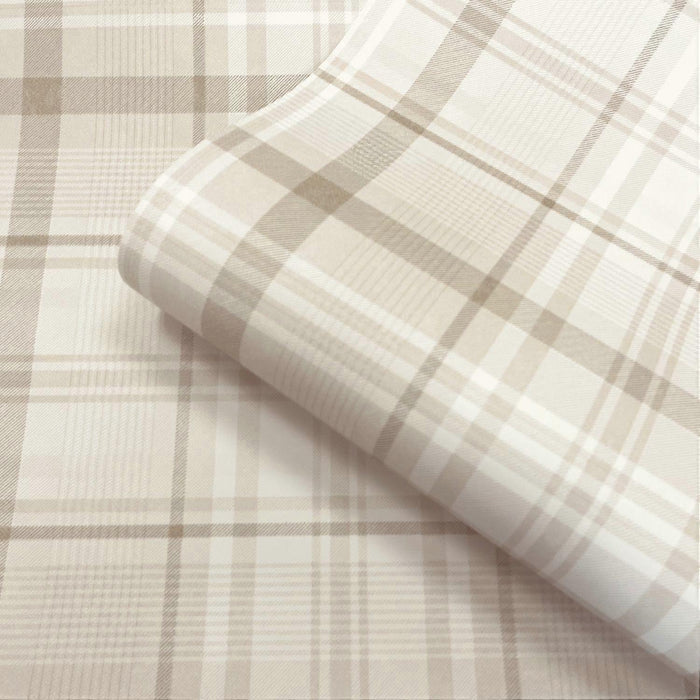 Kirkham – Check Plaid Wallpaper – Neutral
