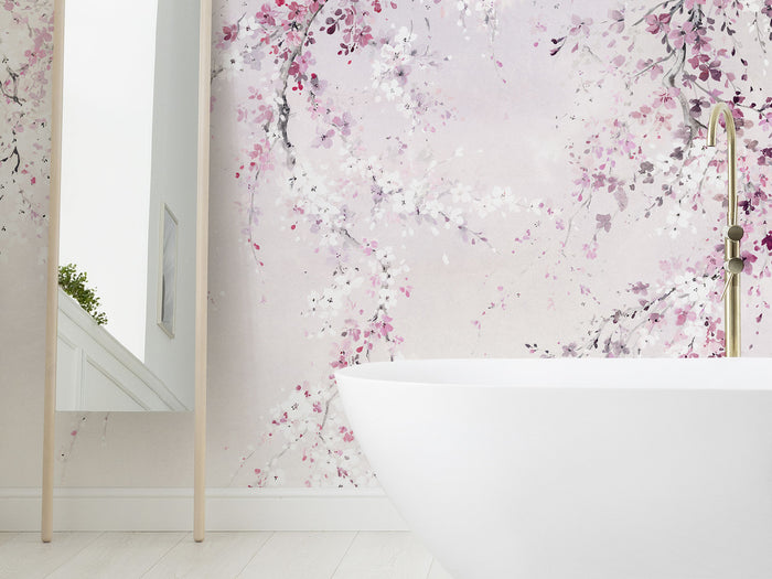 Kirschblüten - Custom Sized Mural Wallpaper (per m2)