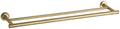 KOHLER K-14375-BGD Purist 24-Inch Double Towel Bar, Vibrant Moderne Brushed Gold